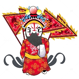京剧老生卡通人物