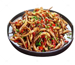铁板香辣鱿鱼须
