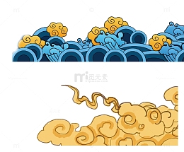 国潮祥云图案