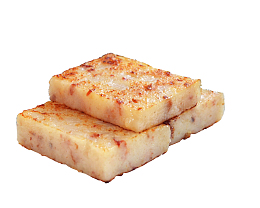 香煎腊味萝卜糕