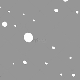 冬至春节雪花元素