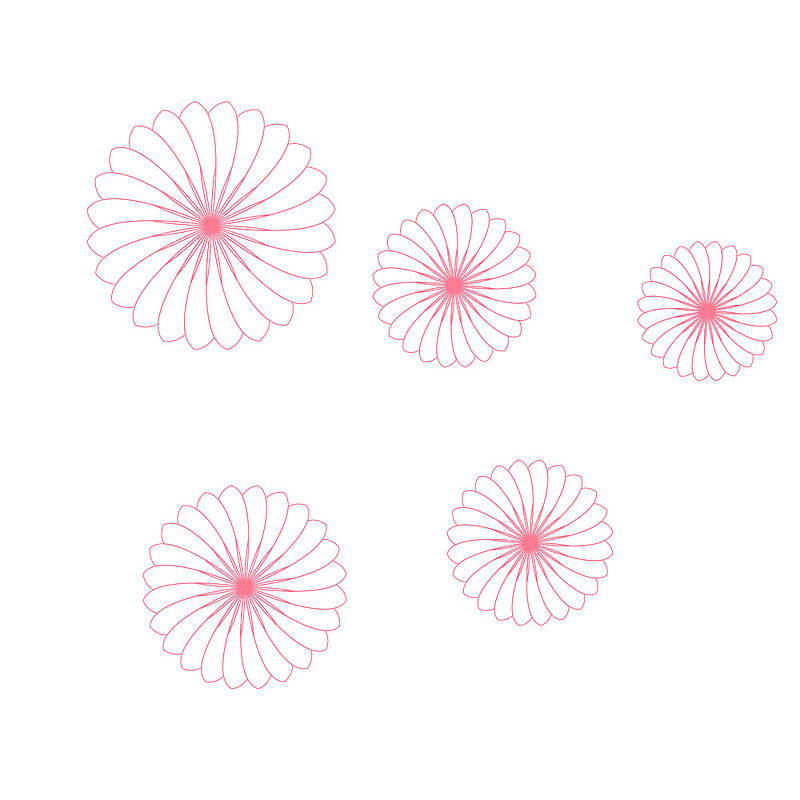 粉色小花 装饰