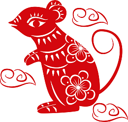 2022年老鼠剪纸