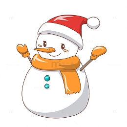 圣诞冬至小雪人3