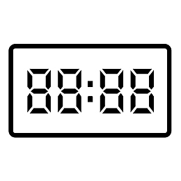 电子表数字计算机数字led