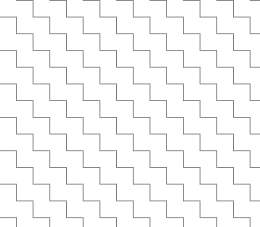 现代简约花纹波浪