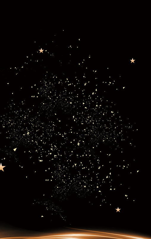 黑色星空背景图