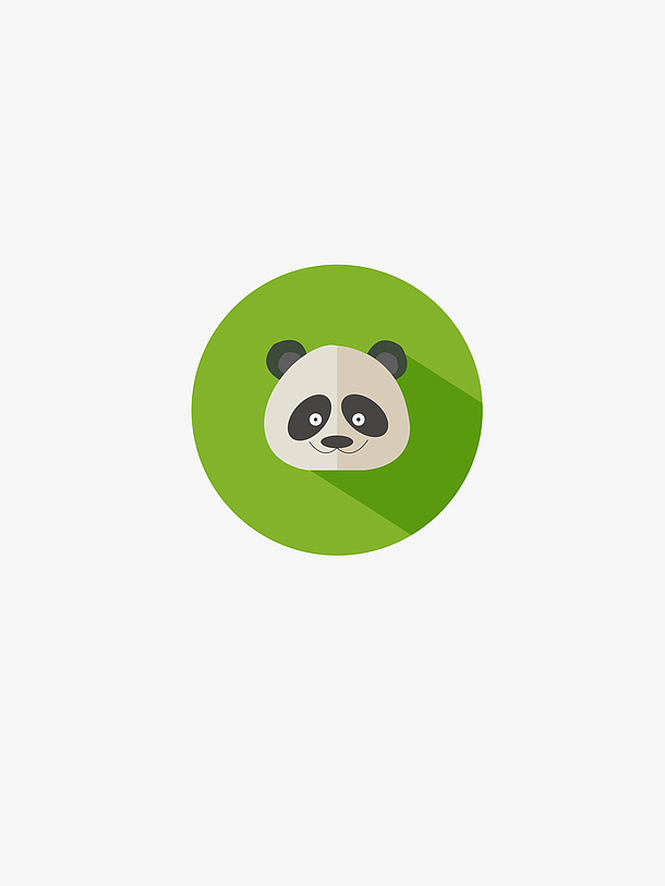 绿色小熊猫图标