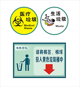 遵德守礼、生活医疗垃圾分类