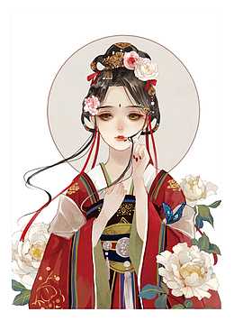 古风动漫少女
