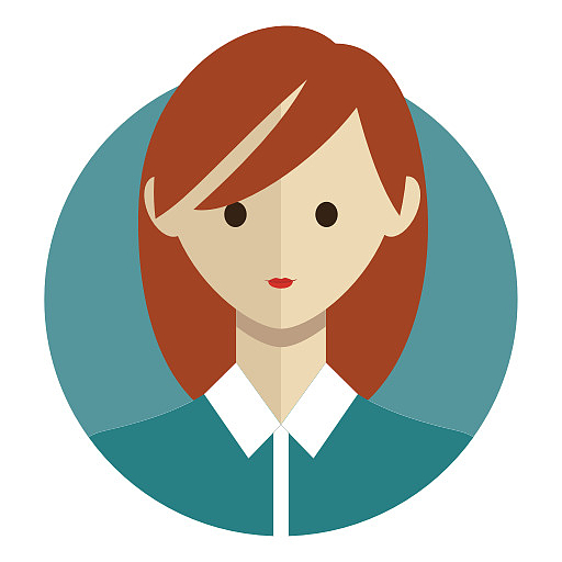 商务女性端正头像