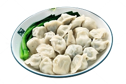 韭菜肉沫饺子
