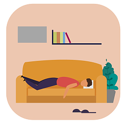 扁平风人物插画