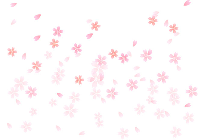 漂浮的粉色的的花瓣