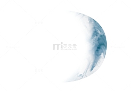 白色月牙素材PNG