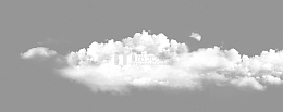 白色云雾装饰