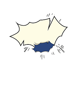 炫酷惊讶溅射文字框