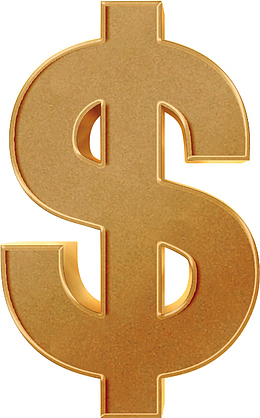 高清美元符号金属质感