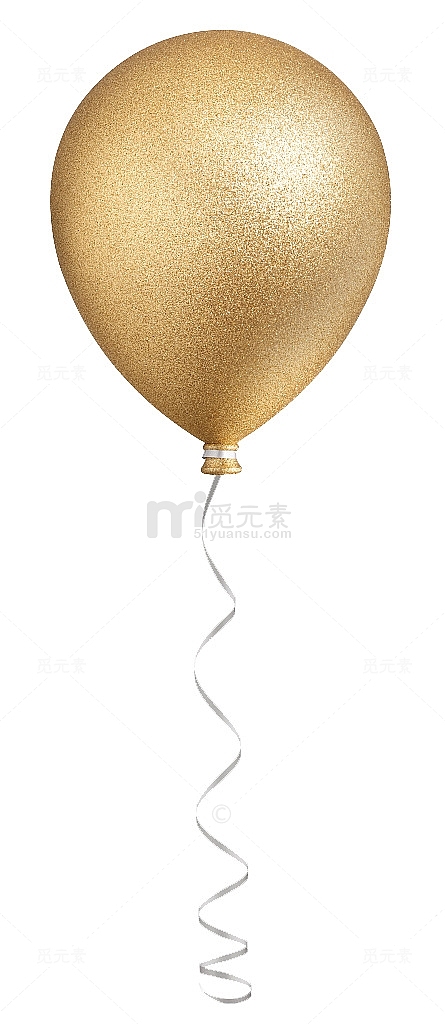 一个金色的气球