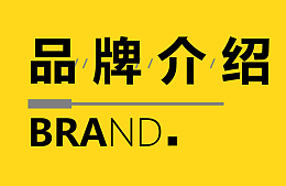 品牌介绍标签标题文字排版设计