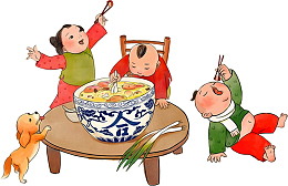 腊八粥小孩吃腊八粥