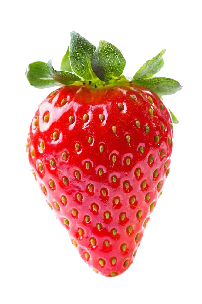 一个红色的草莓元素