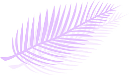 植物叶子几何体漂浮元素