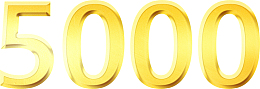 金数字5000