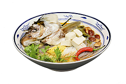 一碗鱼头汤粉丝