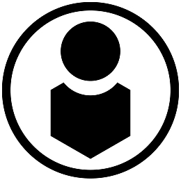 矢量黑色用户个人图标