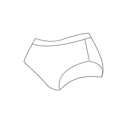 内裤标志线条