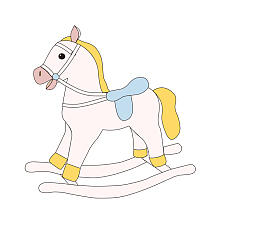木马玩具素材（3162*2996）