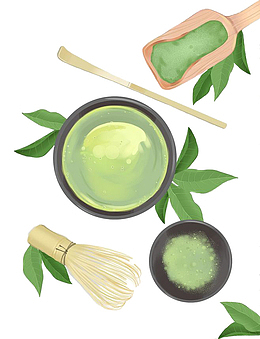 中医药膳针灸中式医疗医学插画