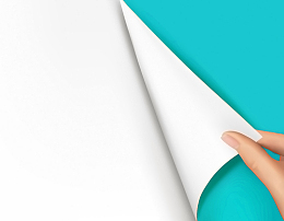 书页翻开特效蓝色