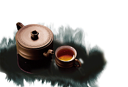 中国风油墨茶叶