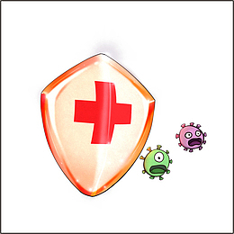 盾牌   防疫  疫情  笔记本