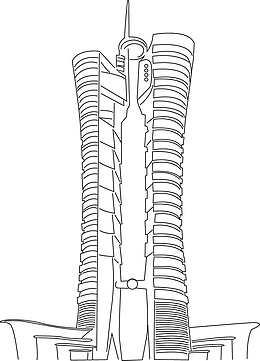 厦门双子塔1