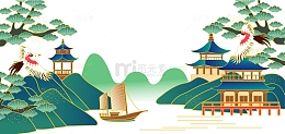 春天矢量背景元素图