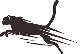 卡通豹子 手绘豹子