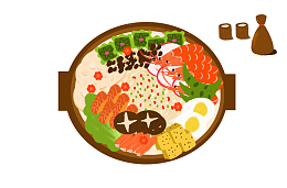 手绘或火锅装饰