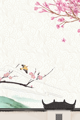 底纹复古手绘背景图