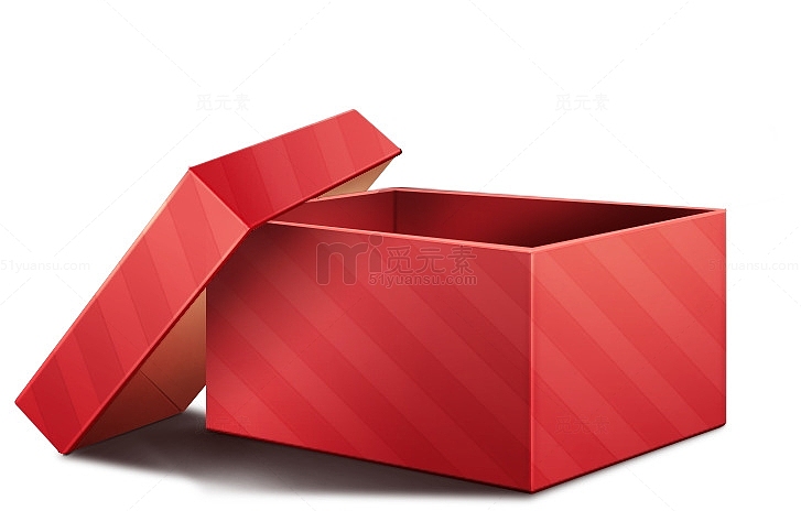 红色样式礼盒