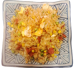 培根鸡蛋炒饭