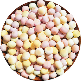 彩色溶豆小吃