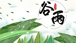 谷雨树叶水滴叶子