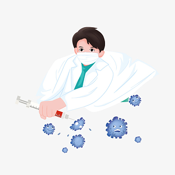 疫情卡通人物素材_疫情卡通人物图片元素-觅元素