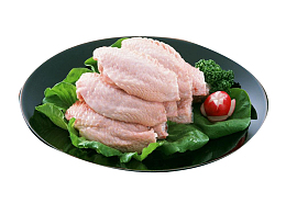 冰冻的鸡翅中