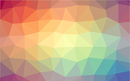 抽象几何多边形背景多色渐变橙色