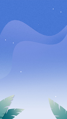 蓝色插画背景