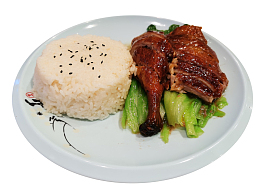 广东腊味烧鸭饭